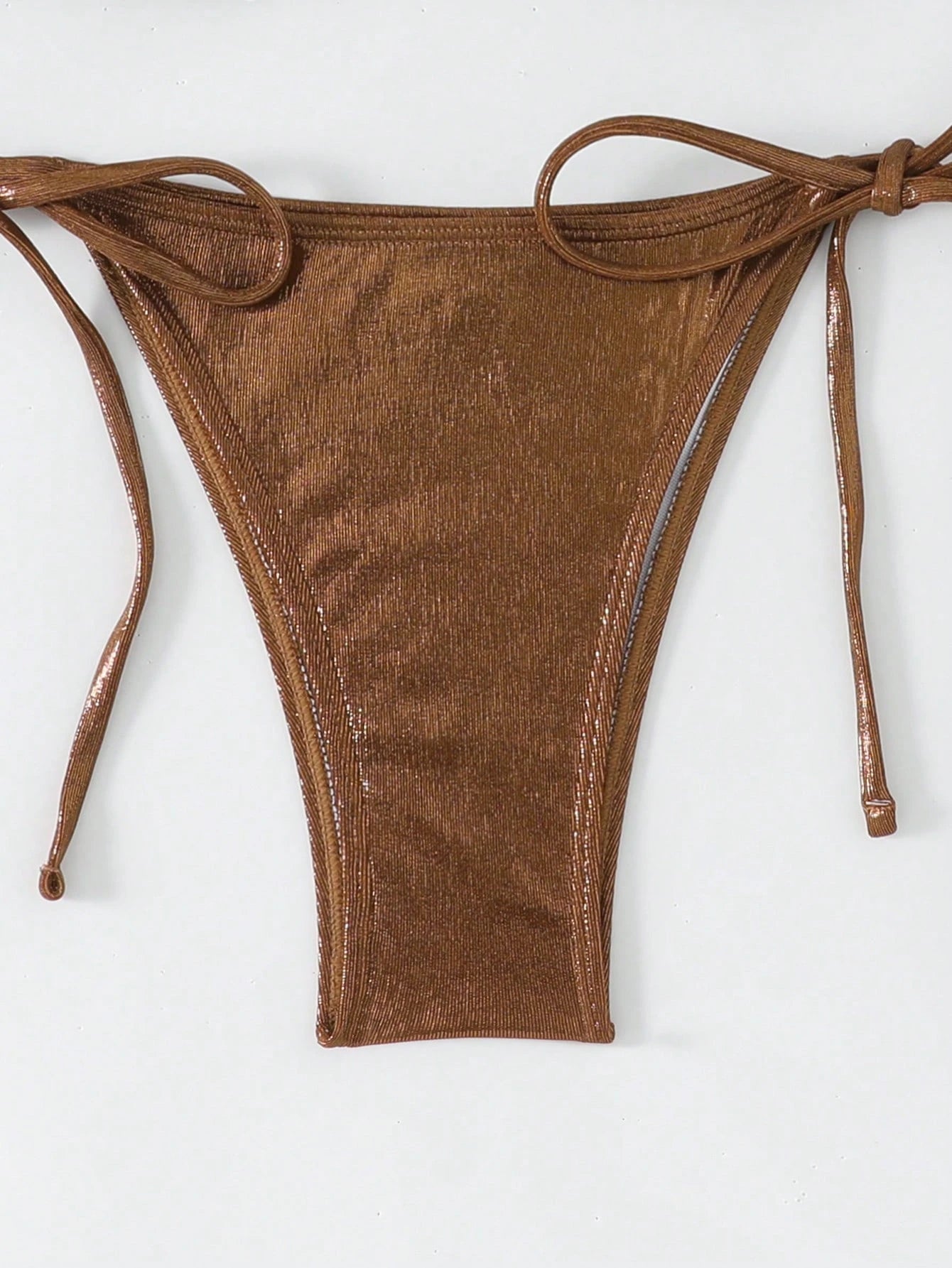 Swim Oasis 3pcs/Set Pink Glittery Summer 70s Retro Holiday Party High-End Shiny