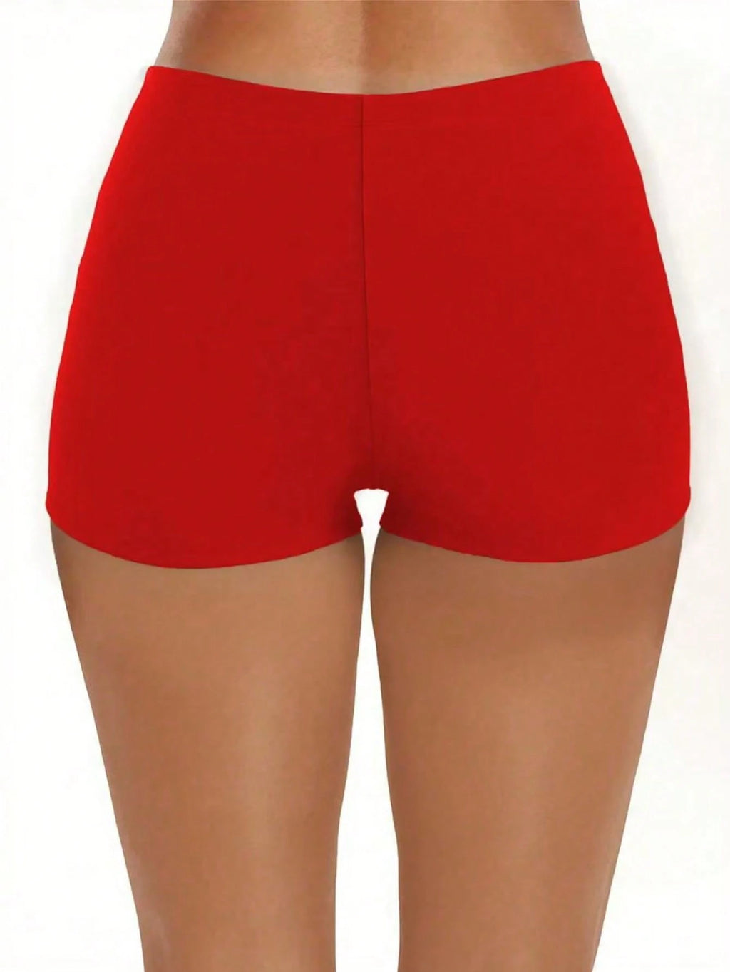 High Waist Retro Distressed Elastic Tight Sports Casual Shorts Vacation Beach Summer - image 13