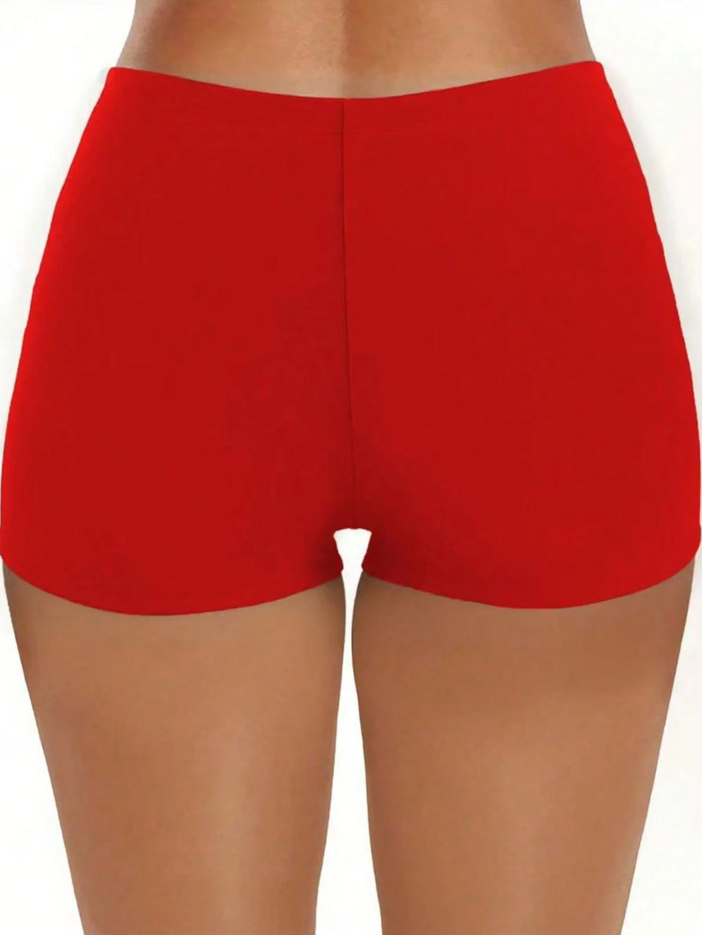 High Waist Retro Distressed Elastic Tight Sports Casual Shorts Vacation Beach Summer - image 14