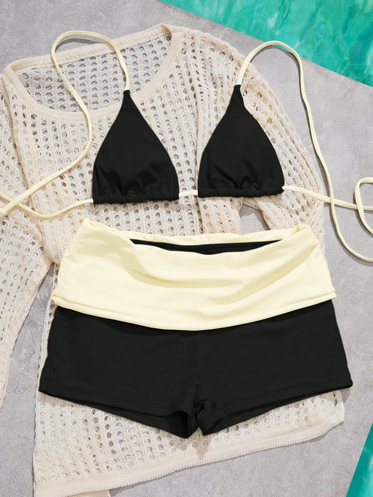 Women's Pink Bikini Swimsuit Pilates Set Beachwear/Fitness Set/Casual/Y2K/Street Style/Vacation Summer Outfit - image 17