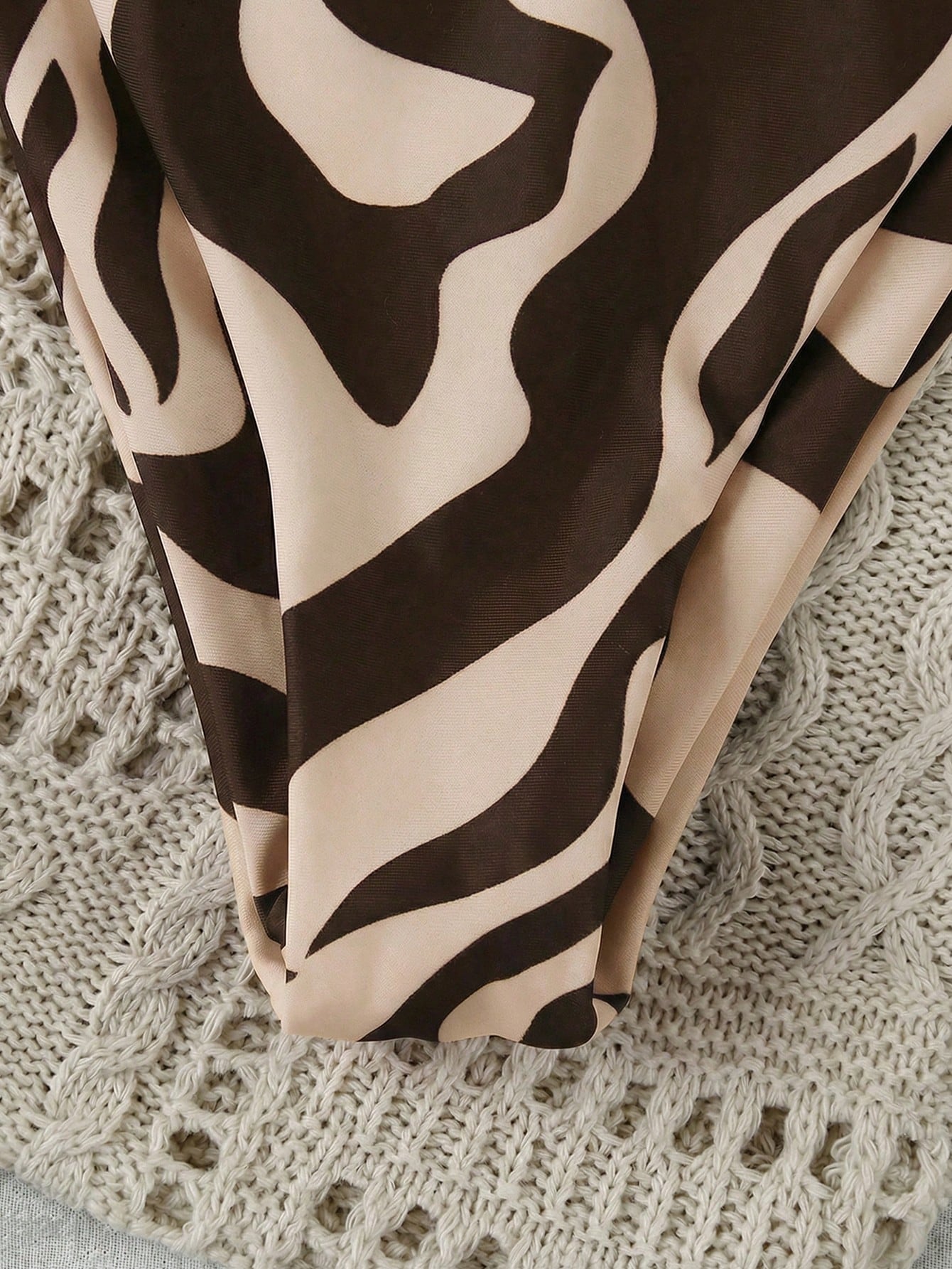 Women's Elegant Fashion Red & White Striped Print Sexy Halter Casual