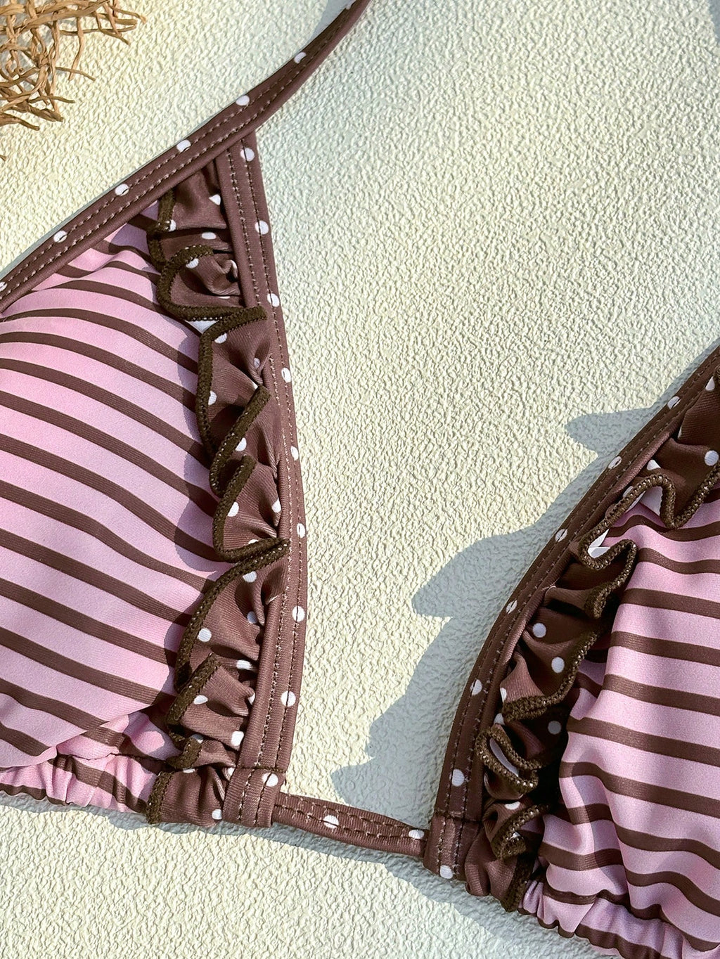 Women's Bikini Swimwear, Casual Patterned Striped Polka Dot Beach