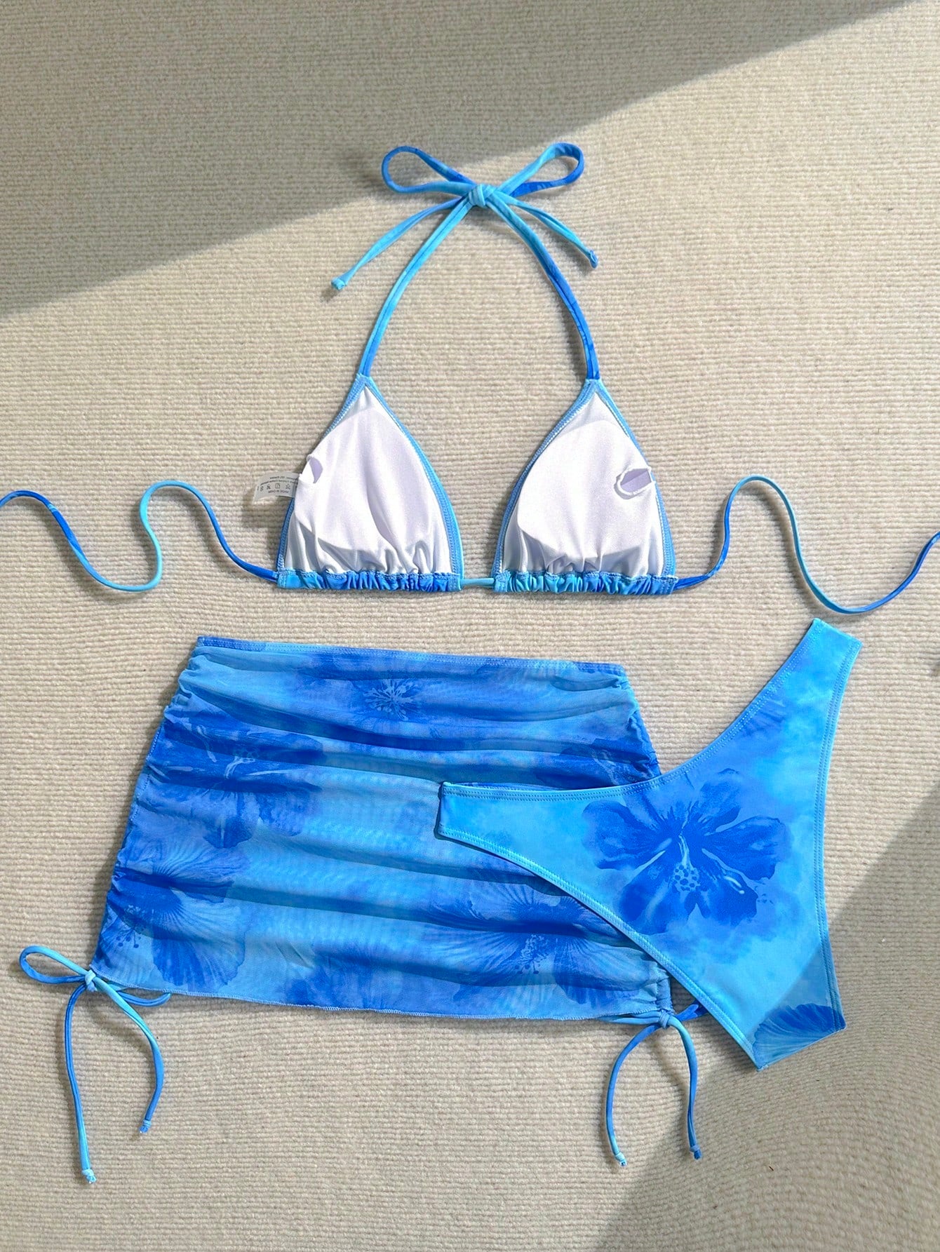 Soleia Women's Floral Print Vacation Beach Bikini Set