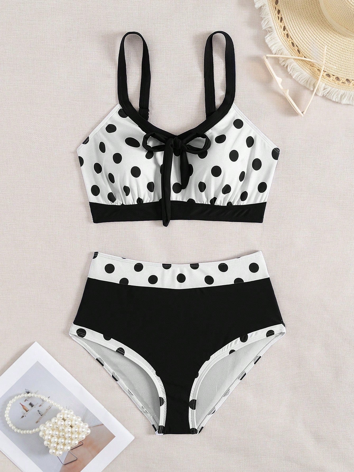 Swim Lushoire 2pcs/Set New Colorful Bowknot Backless Off Shoulder