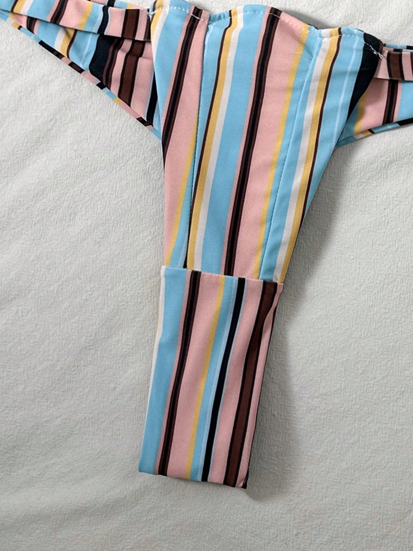 Swim Mod Petal Patchwork Hard Cup Detachable Strap Solid Color Sexy 2 Pieces Swimwear - image 16