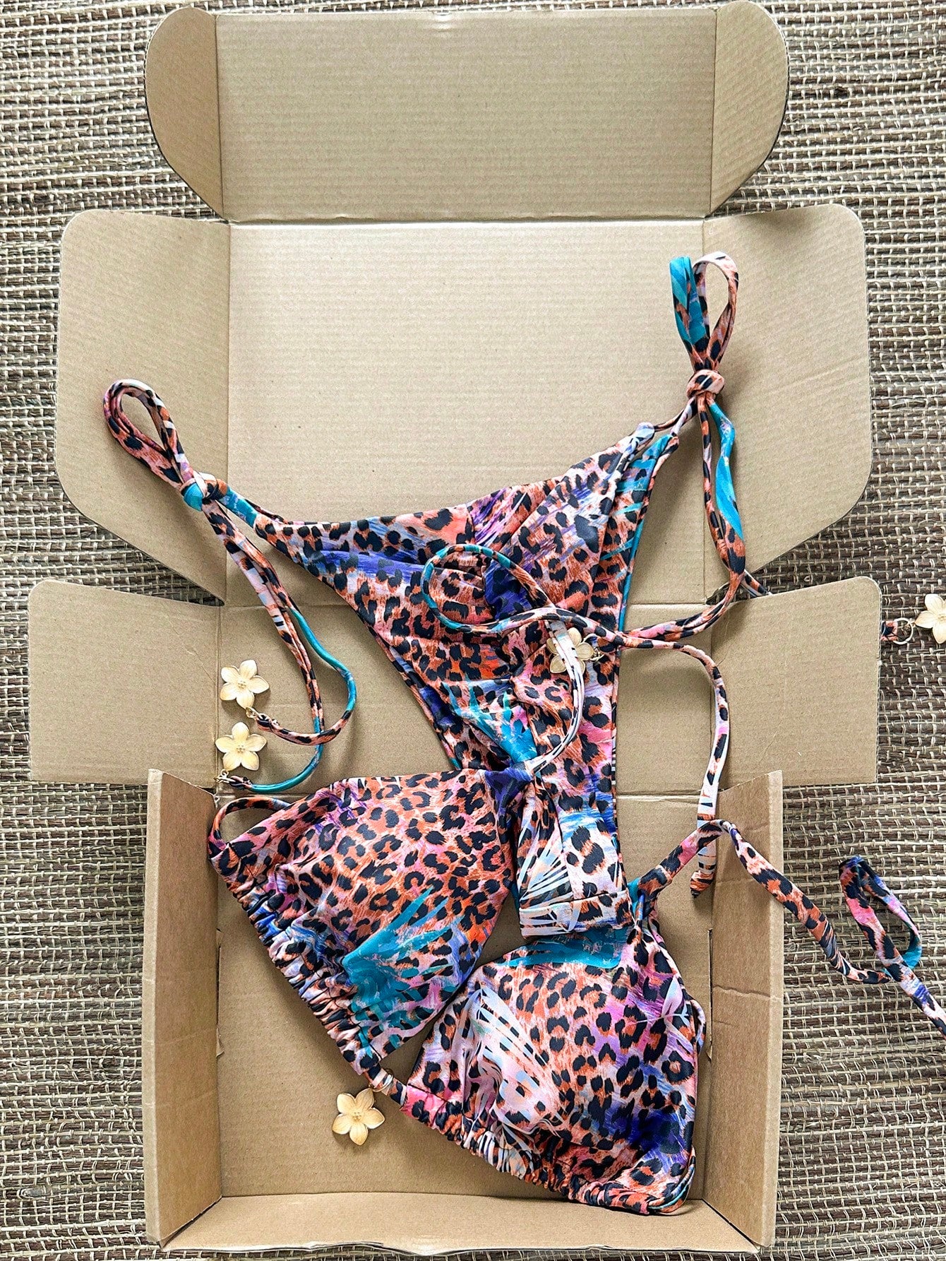 Swim Chiccia Springbreak Women Summer Random Floral Printed Metal