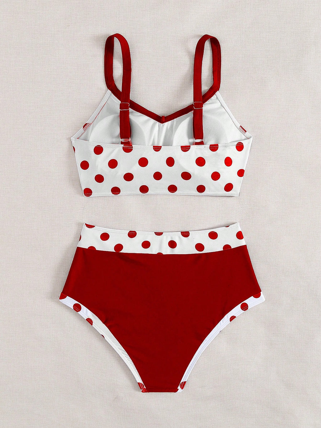 Swim Lushoire 2pcs/Set New Colorful Bowknot Backless Off Shoulder