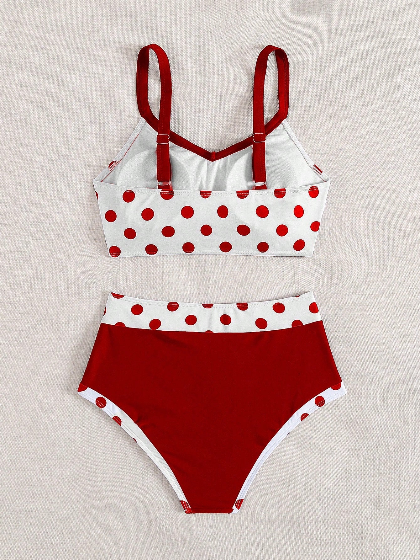Swim Lushoire 2pcs/Set New Colorful Bowknot Backless Off Shoulder