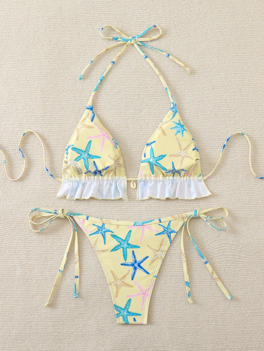Swim Mod Swim Suits For Women Women's Summer Beach Solid Color Ruffle