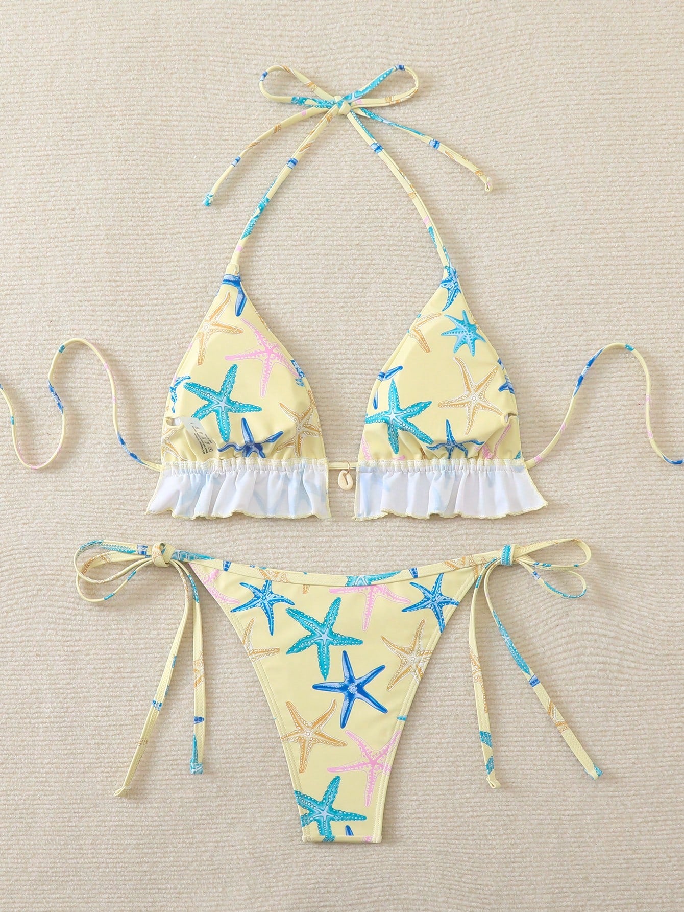 Swim Mod Swim Suits For Women Women's Summer Beach Solid Color Ruffle