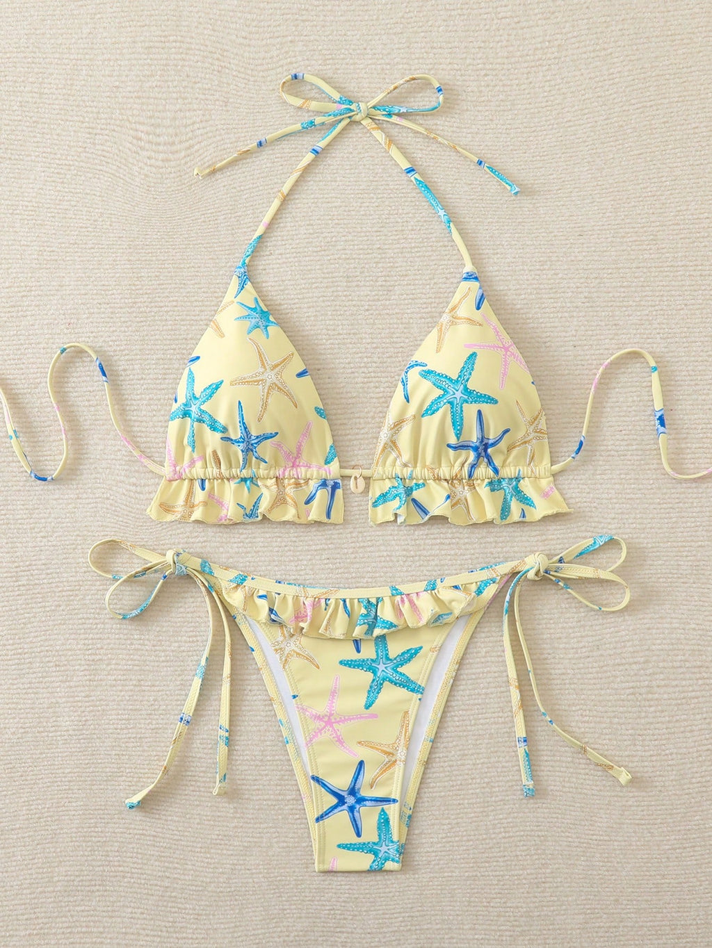 Swim Mod Swim Suits For Women Women's Summer Beach Solid Color Ruffle