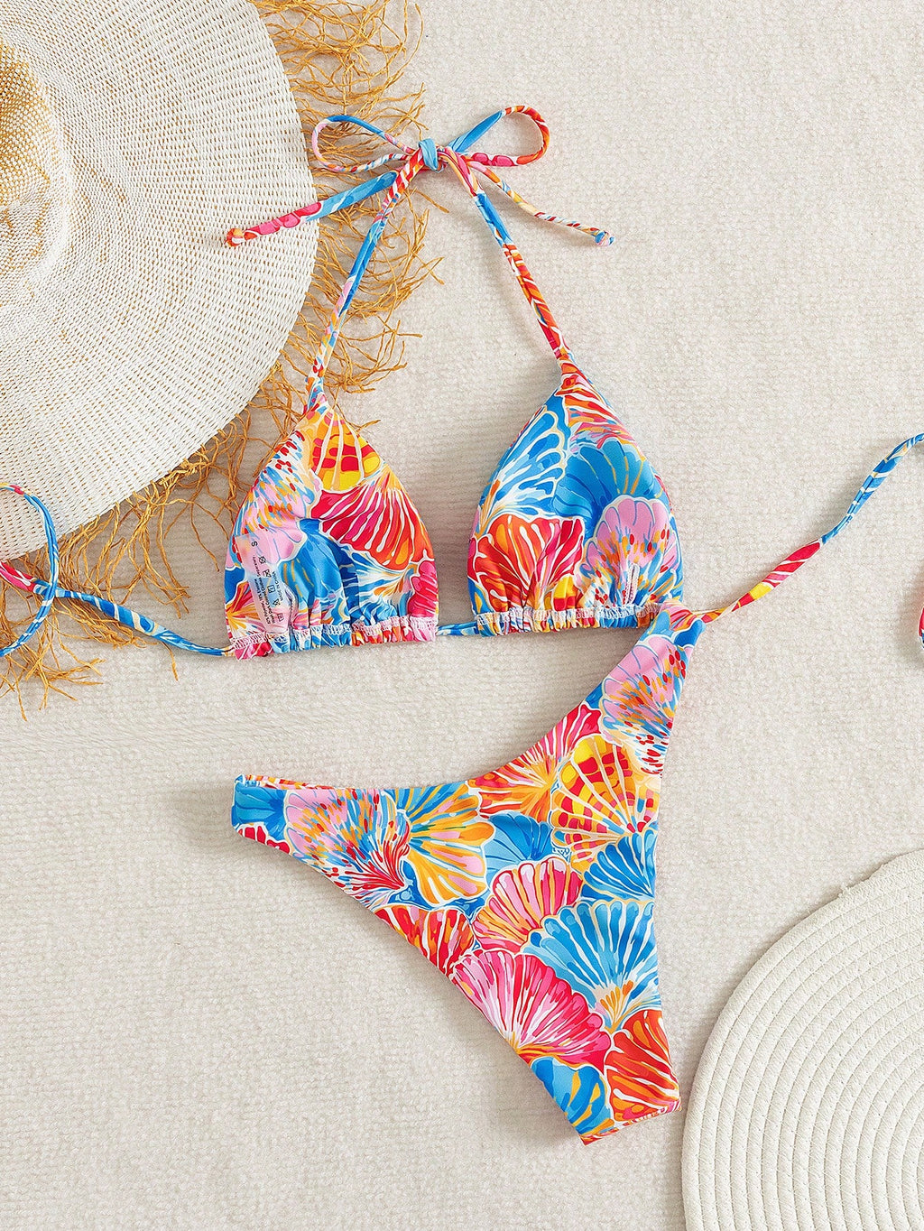 Swim Mod Summer Vacation Sexy Fashion All-Over Ocean Element
