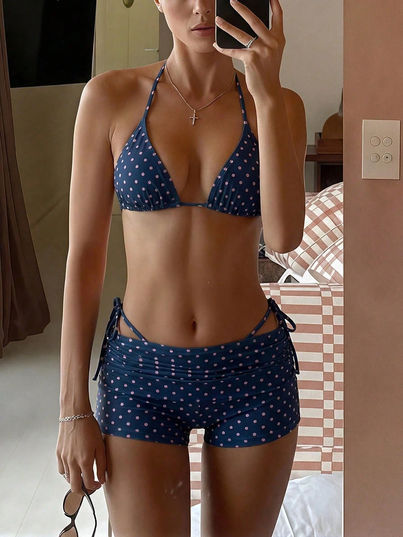 Costavie Summer New Beach Vacation Party Afternoon Tea Polka Dot