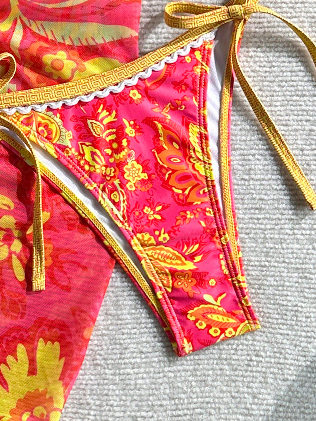 Swim Vcay Swimsuits For Woman Summer Beach 3pcs/Set Women's Random