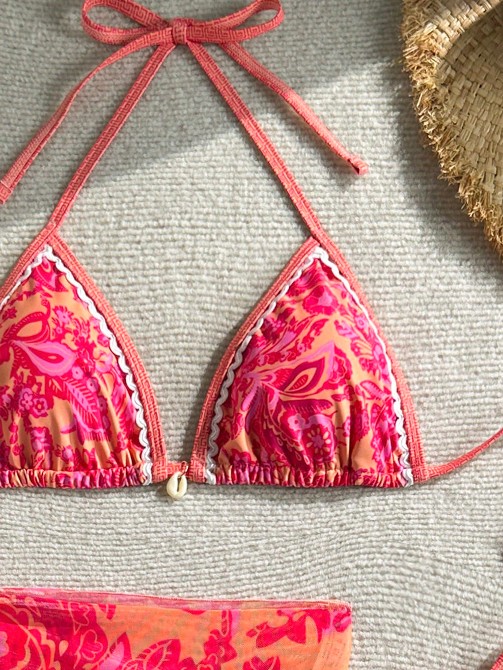 Swim Vcay Swimsuits For Woman Summer Beach 3pcs/Set Women's Random