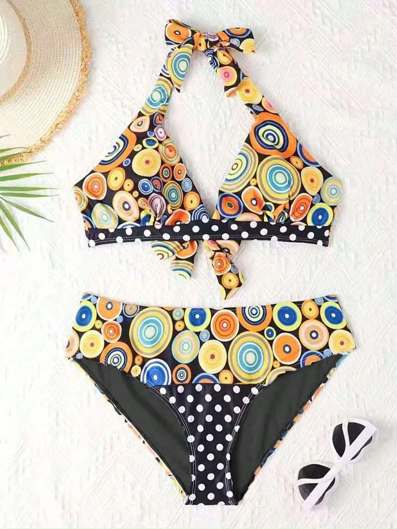 Floral Print Bikini Set For Beach Vacation Summer