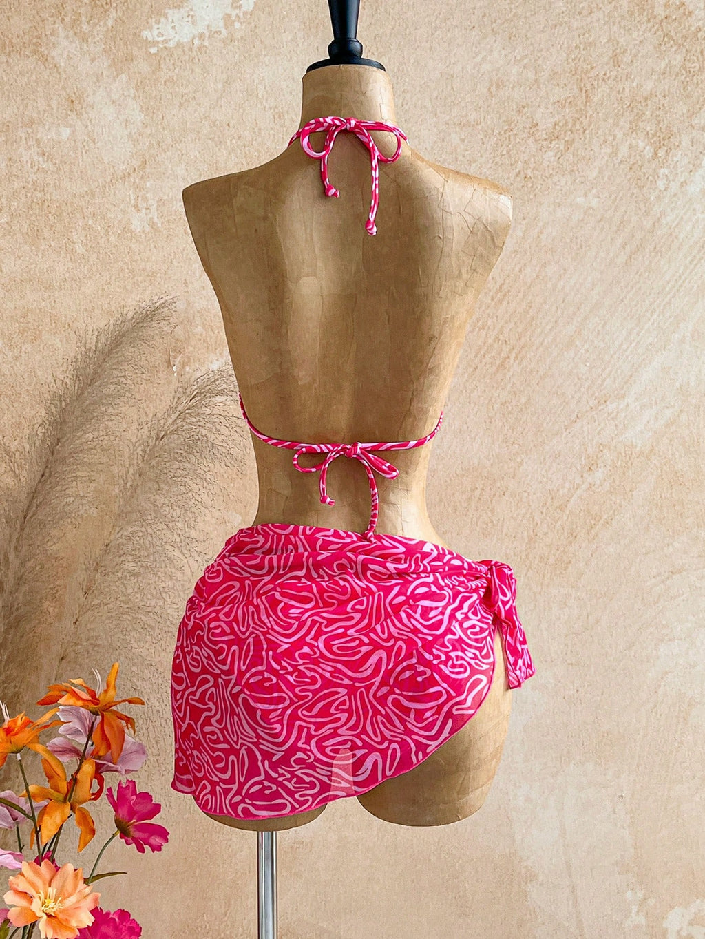 Soleia Summer Outfit For Women Pink Bikini Women's Summer Vacation