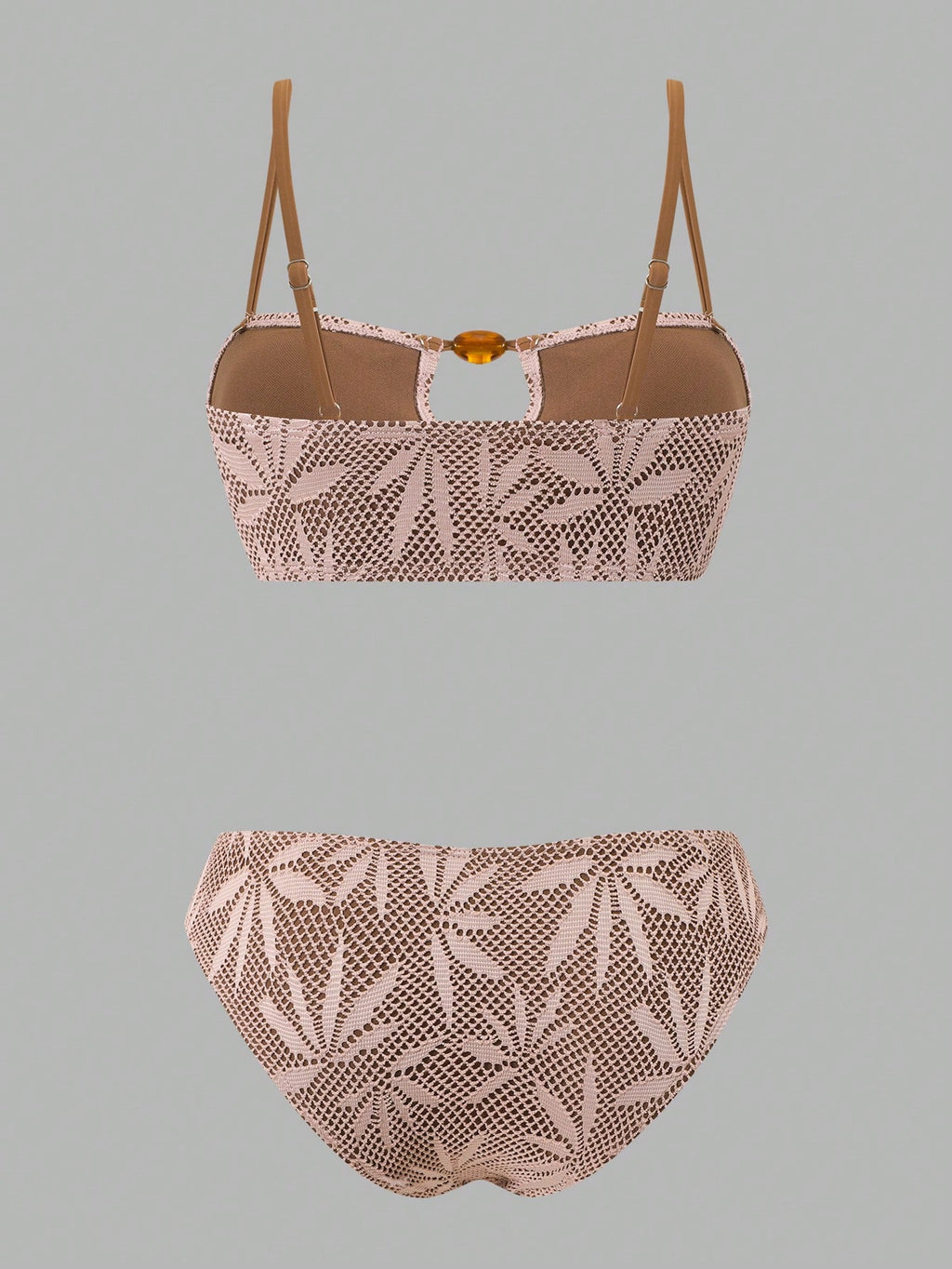 Swim Oasis Women's Pink Summer Boho Beach Holiday Spaghetti Strap