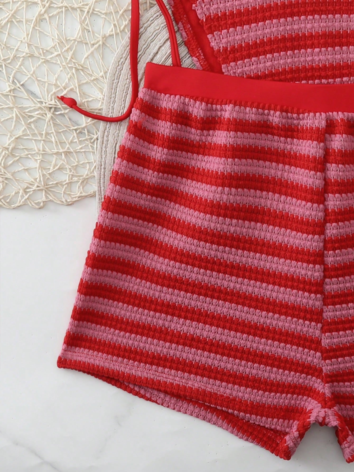 2026 Fashion Sexy Women's 3-Piece Bikini Beach Shorts Swimsuit Set,