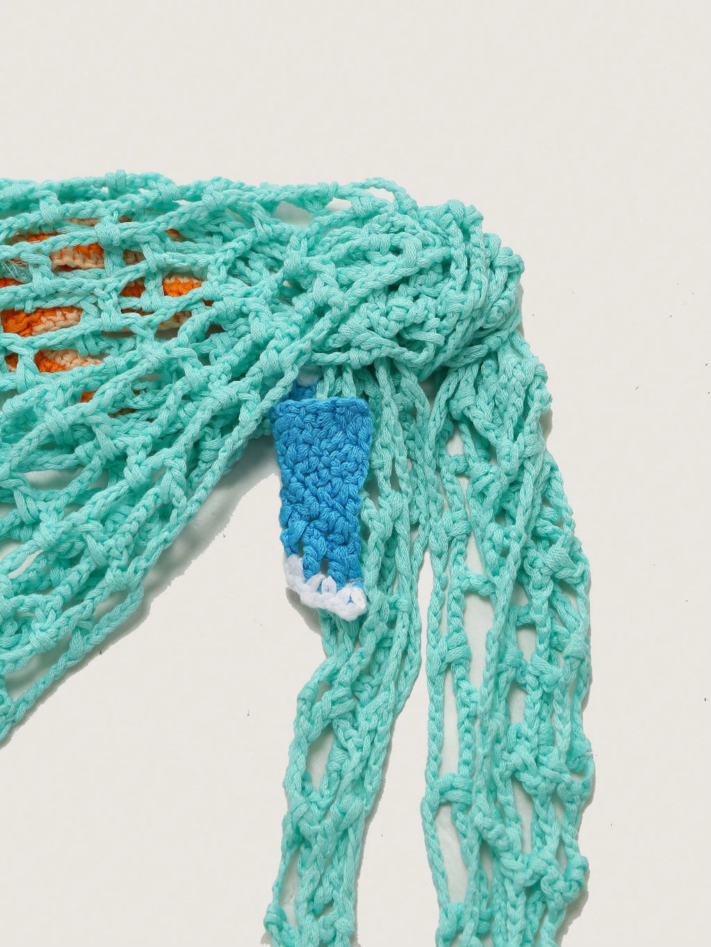Swim Mod Plus Size Women Beach Cover Up Sarong Triangle Scarf Hand Crochet Starfish Beach Cover Up, Vacation - image 10
