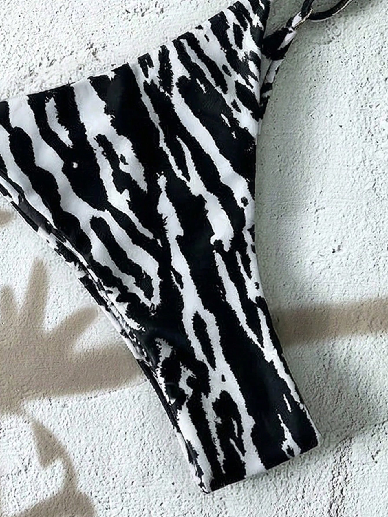 Elavelle Springbreak Women Beach Outfit, Random Print Spaghetti Strap