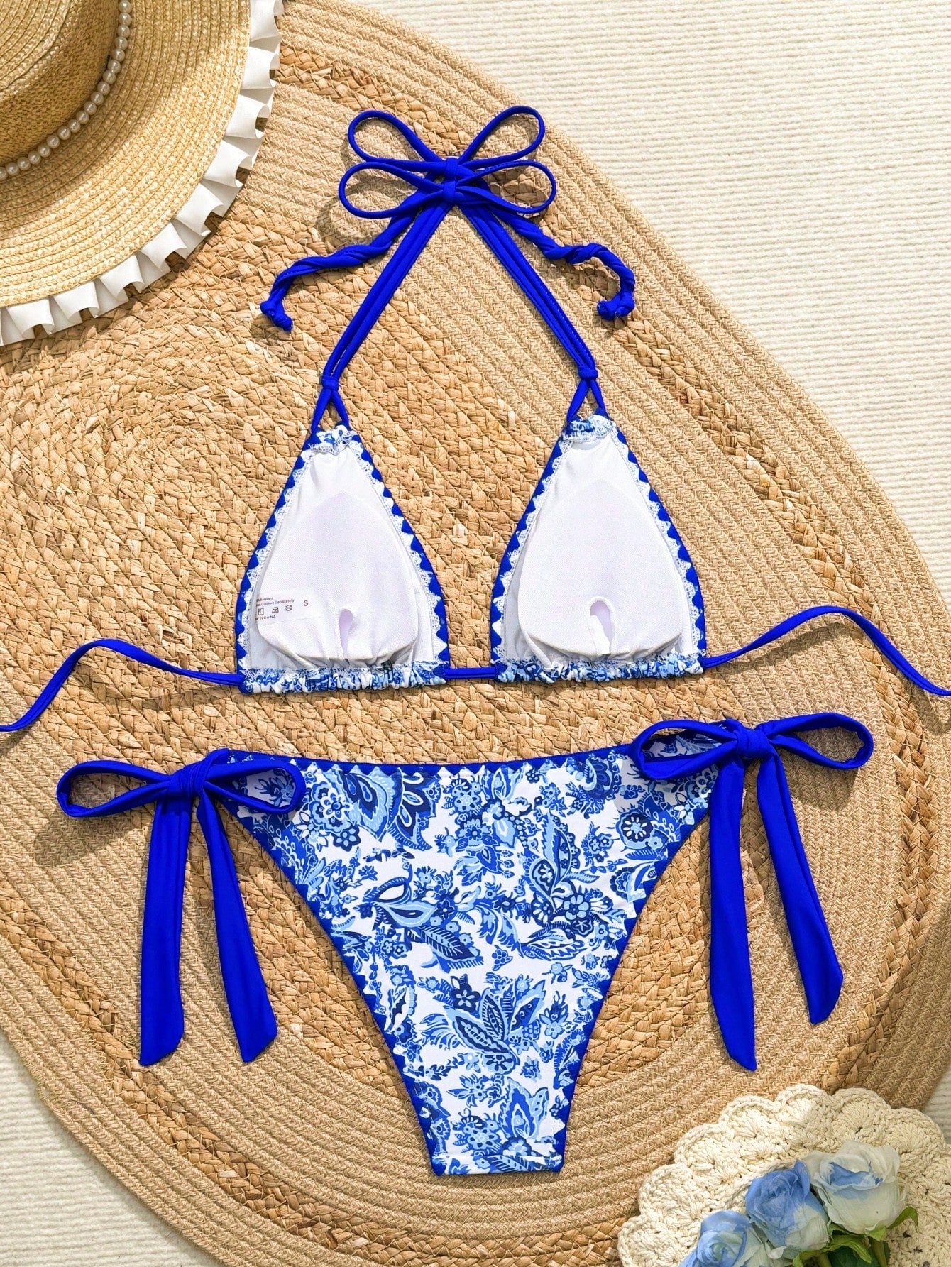Swim Vcay Women's Fashion Shell Print Swimsuit Set