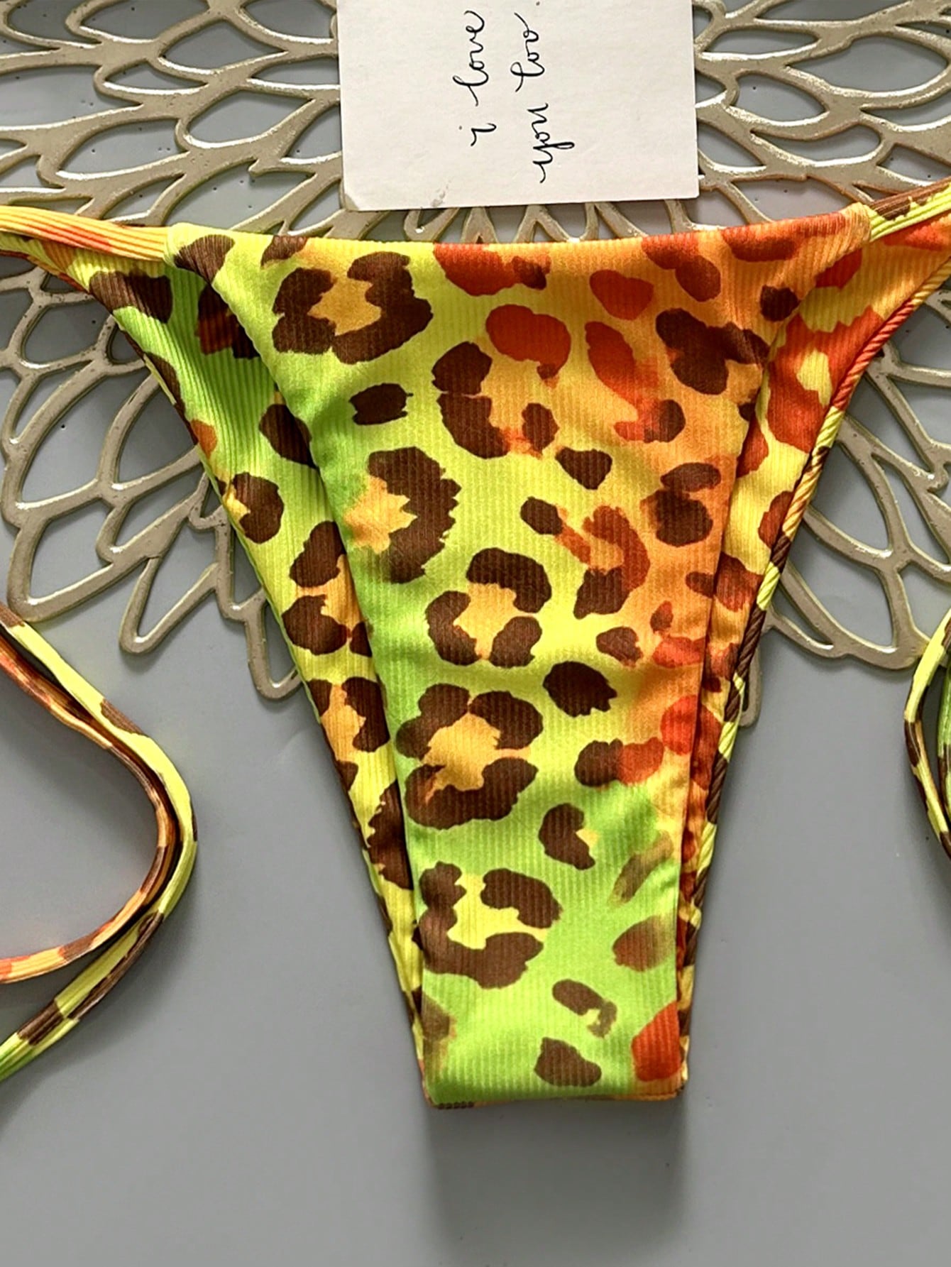 2025 Women's Sexy Leopard Print Bikini 2-Piece Swimwear Vacation
