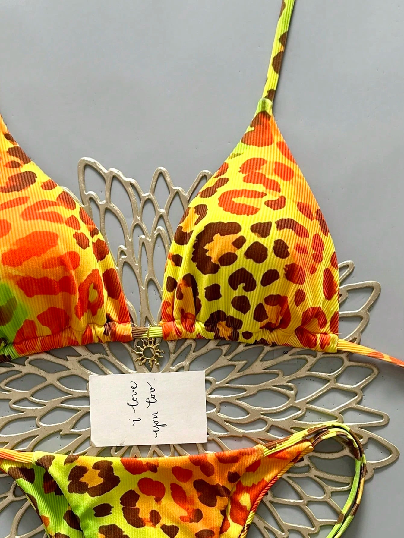 2025 Women's Sexy Leopard Print Bikini 2-Piece Swimwear Vacation