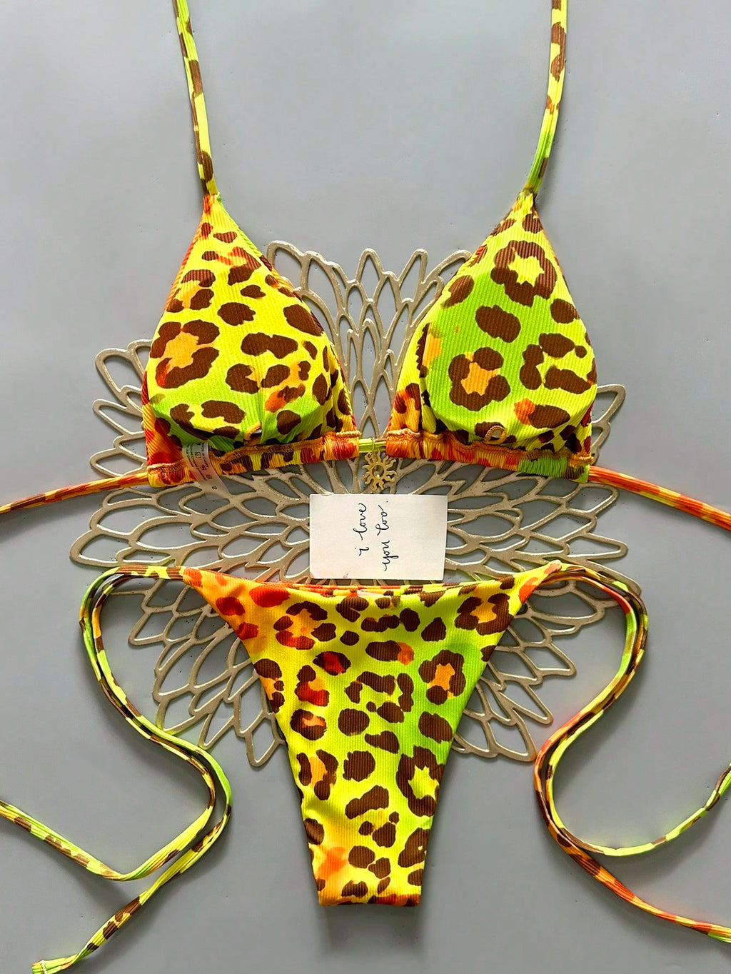 2025 Women's Sexy Leopard Print Bikini 2-Piece Swimwear Vacation