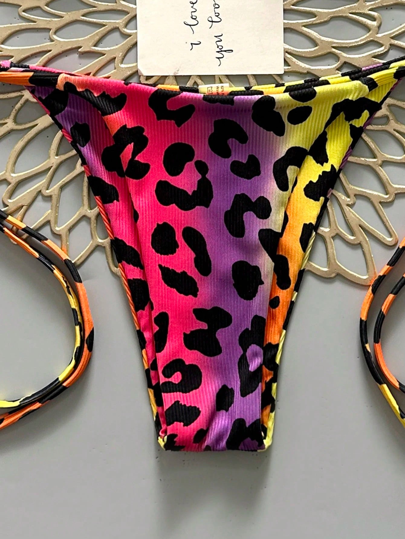 2025 Women's Sexy Leopard Print Bikini 2-Piece Swimwear Vacation