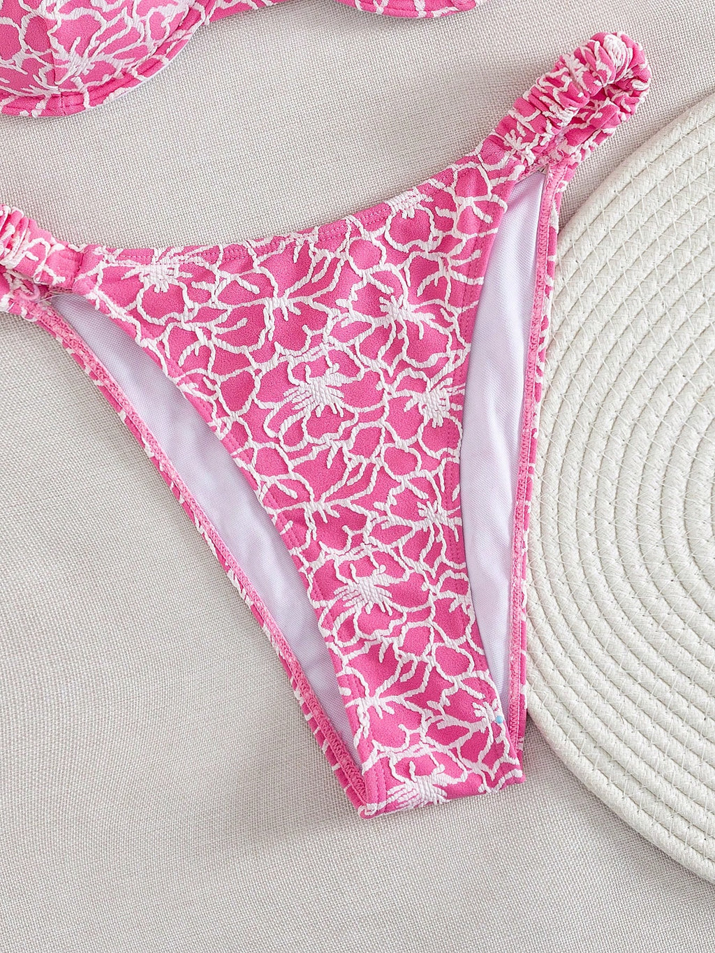 Swim Mod 2pcs/Set Women Springbreak Beach Wear Summer Outfits, Solid