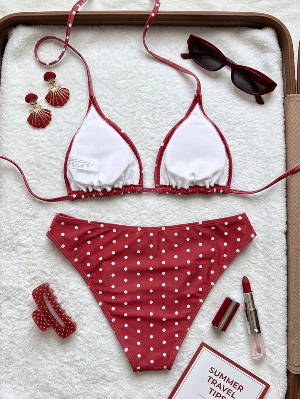 Breezaya Summer Beach Women's Halter Neck Tie Bikini Set