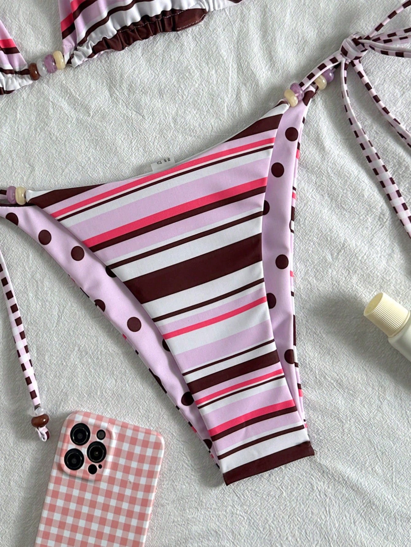 Swim Mod 2026 New Spring/Summer Women 2pcs Swimwear Set, Random