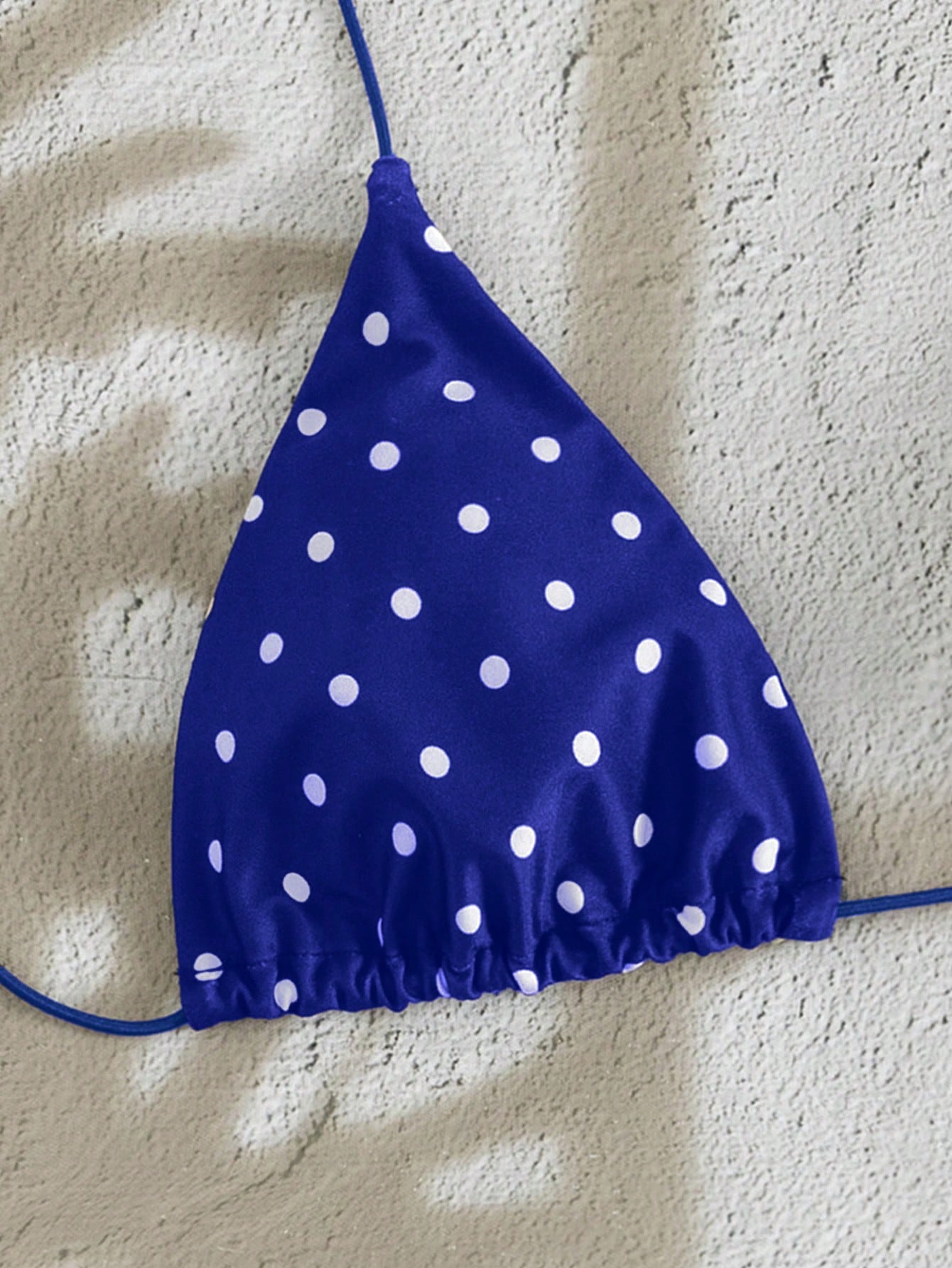 PEPPERMOLLY New Soft Polka Dot Pattern Sleeveless Criss-Cross Strap Bikini Set, Elegant Ladies Summer Beach - image 14