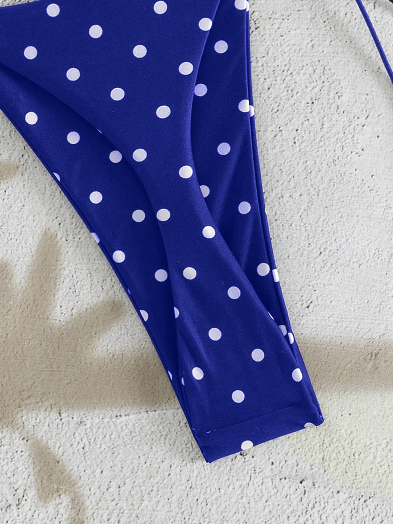 PEPPERMOLLY New Soft Polka Dot Pattern Sleeveless Criss-Cross Strap Bikini Set, Elegant Ladies Summer Beach - image 15