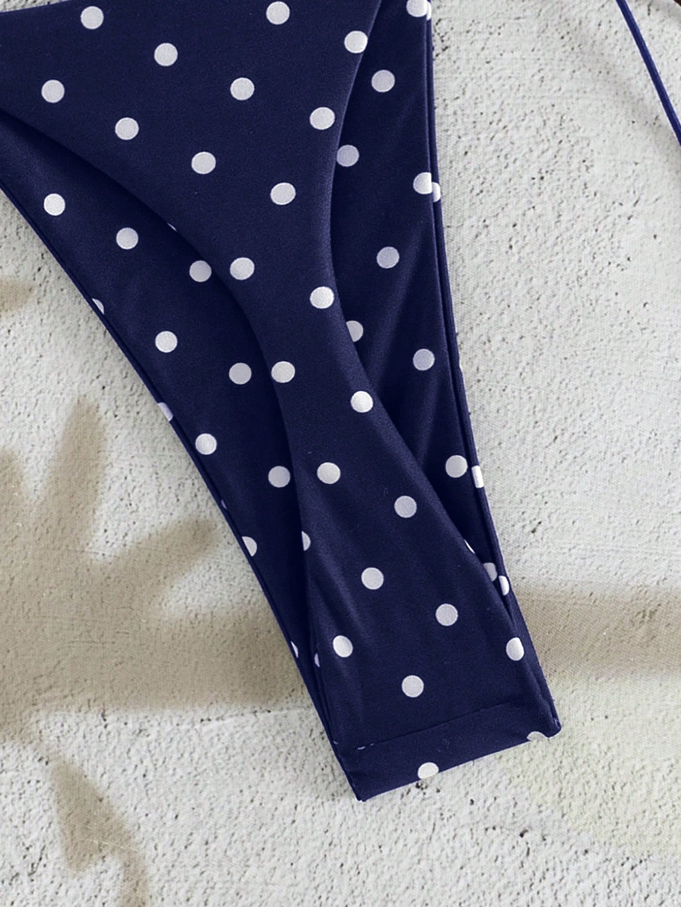 PEPPERMOLLY New Soft Polka Dot Pattern Sleeveless Criss-Cross Strap Bikini Set, Elegant Ladies Summer Beach - image 20