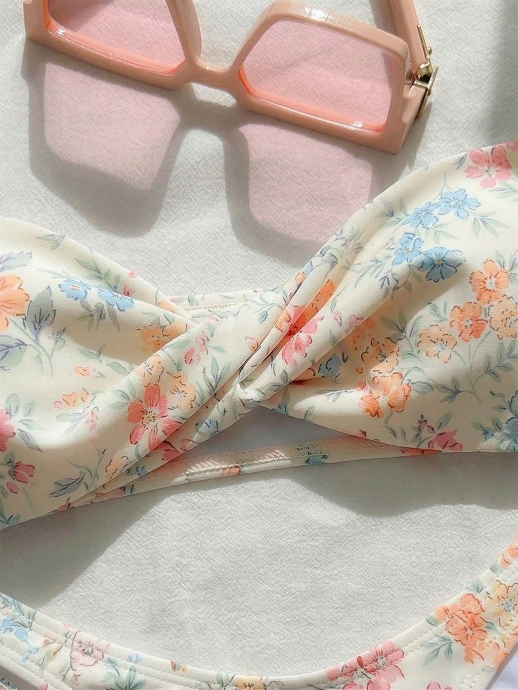 New Fashionable Sexy Polka Dot Print Strapless Detachable Strap