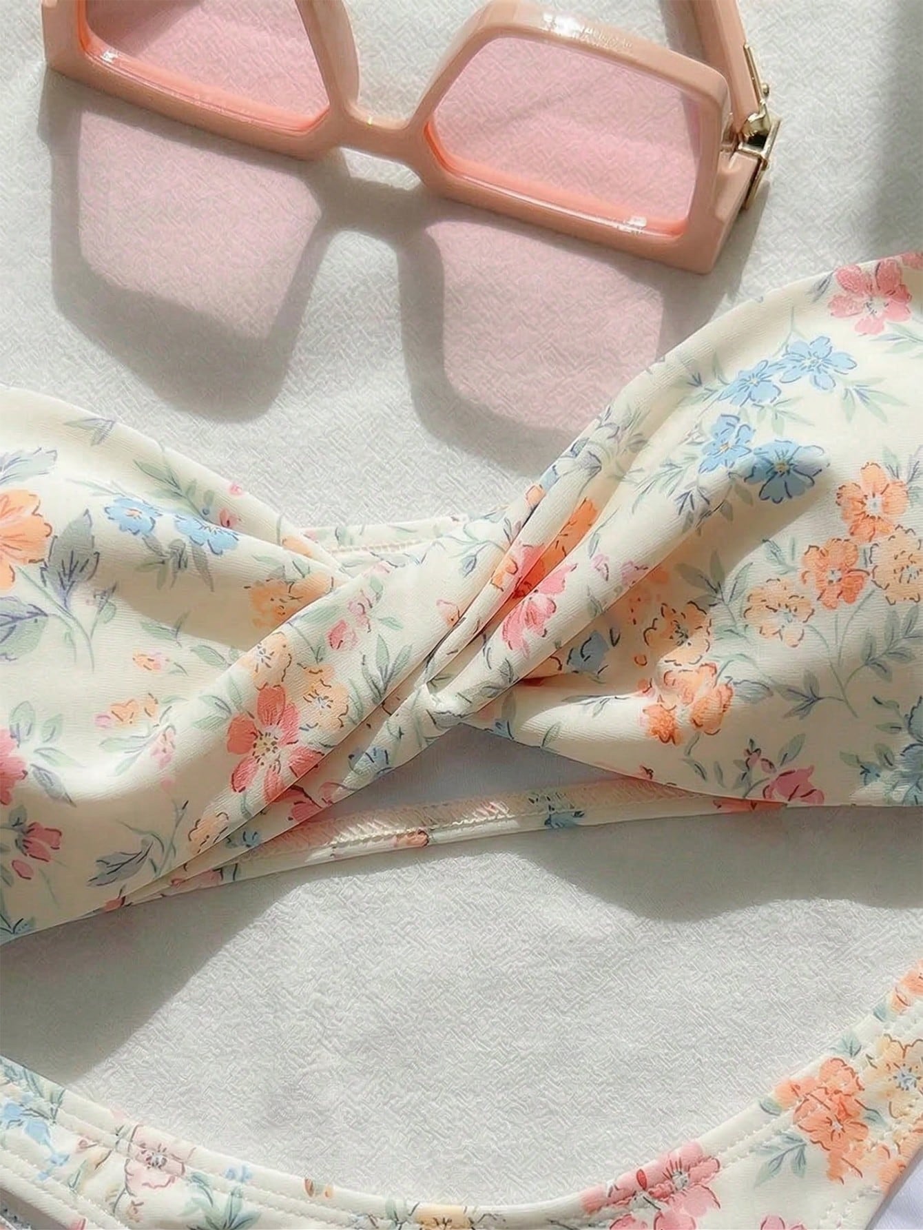 New Fashionable Sexy Polka Dot Print Strapless Detachable Strap