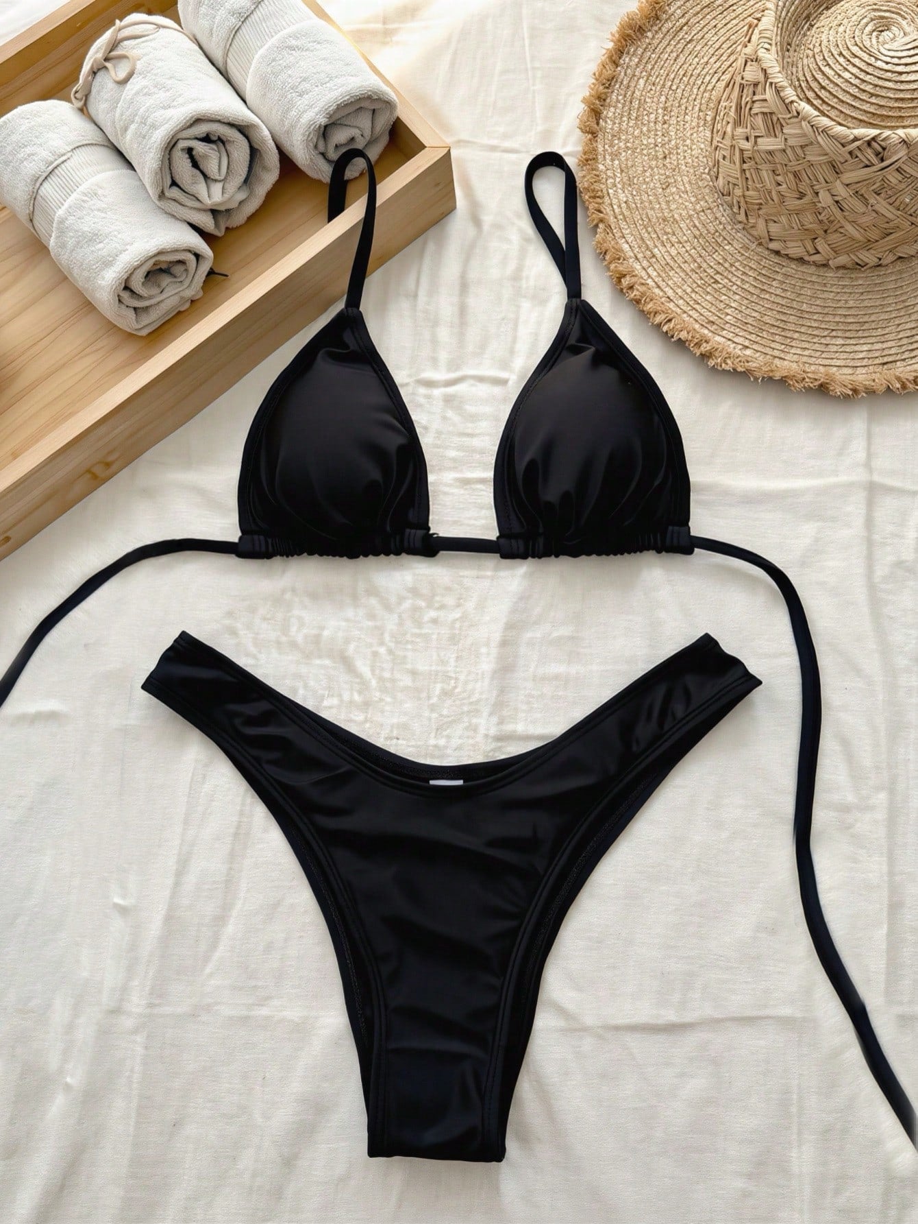 Swim Vcay Summer Beach Halter Triangle Bikini