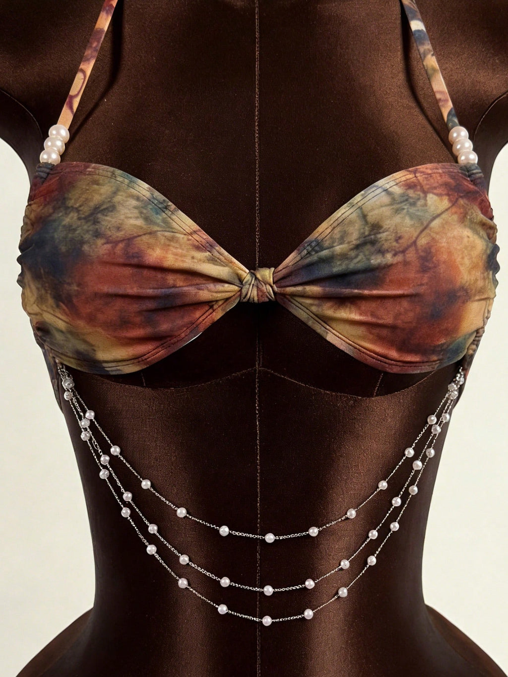 Zestiva 3pcs/Set Brown Summer Boho Sequin Beach Party Holiday Holiday