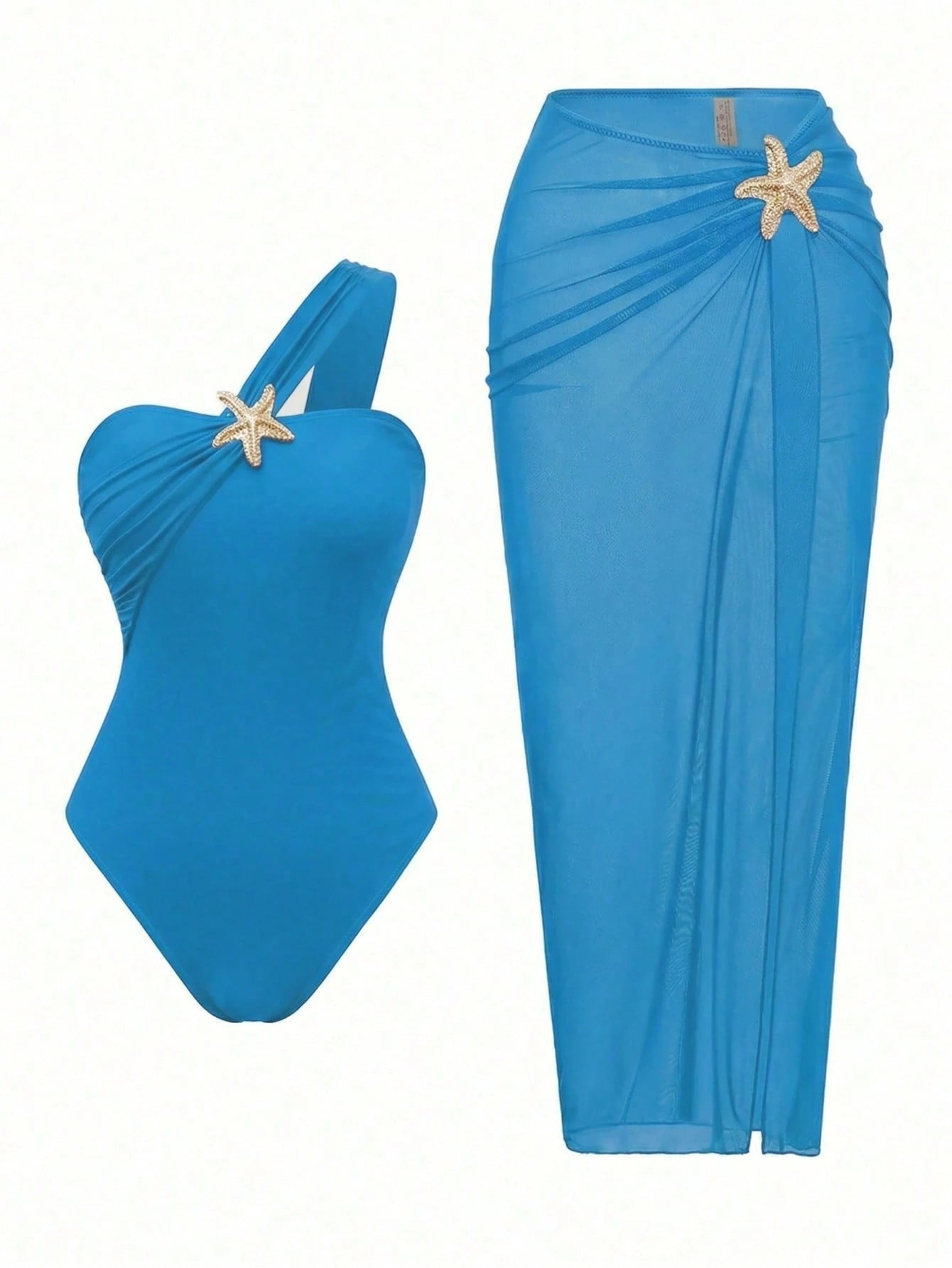 Stylish High-End Beach Holiday Summer Sexy Black One-Piece Star