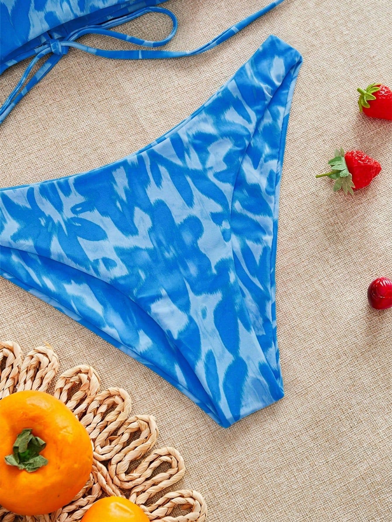 Swim Mod Women's Summer Beach Vacation Blue Sexy Sequin Fashion