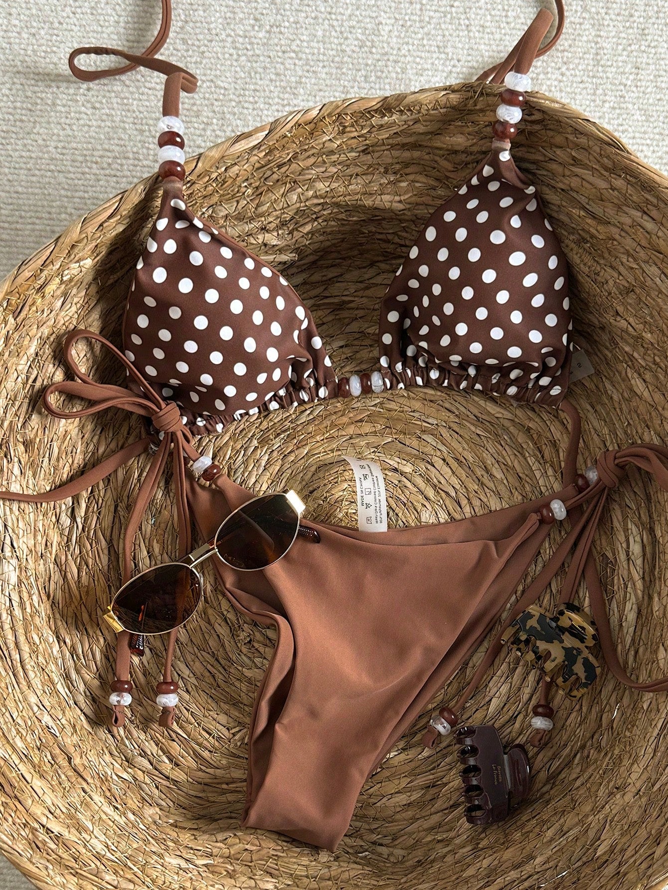 Swim Mod 2026 New Spring/Summer Women 2pcs Swimwear Set, Random