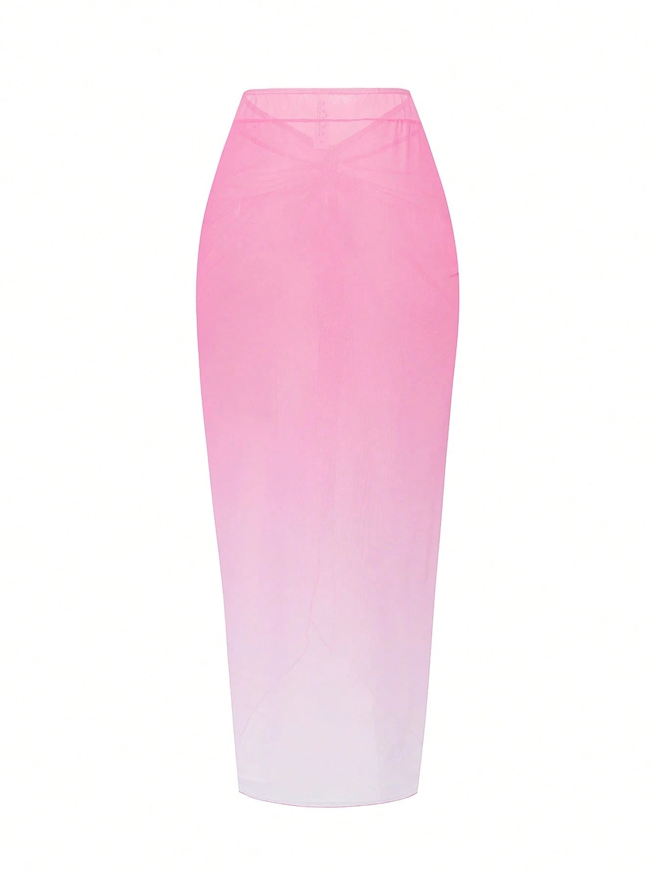Swim Oasis Women's Twist Gradient Chiffon Cover Up Dress, Suitable For Summer Vacation - image 2