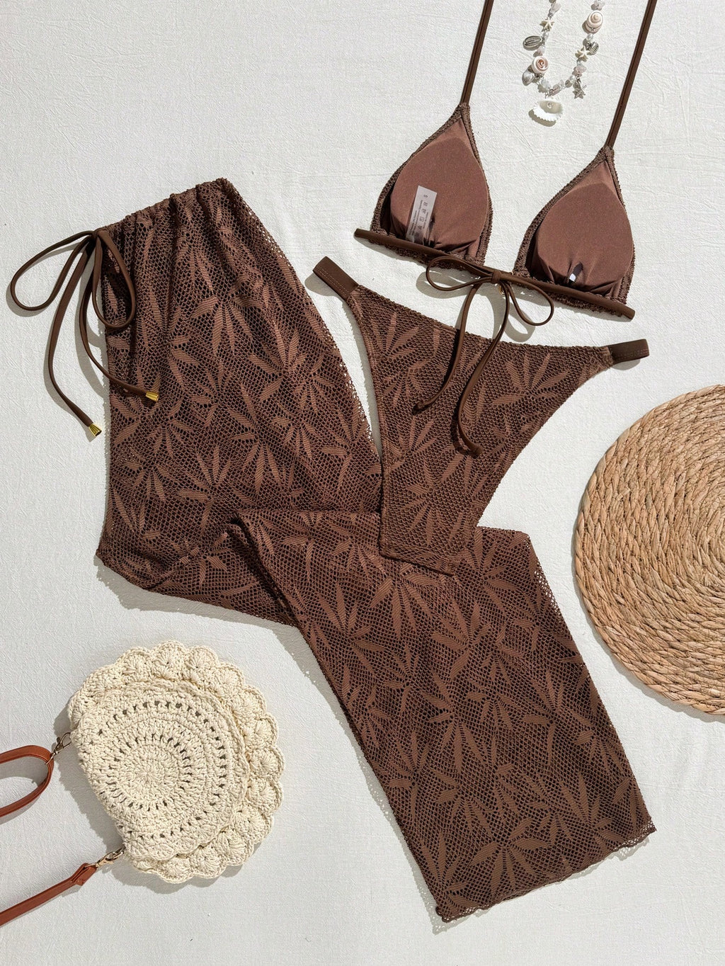 Swim Vcay 2026 New Spring/Summer 3 PiecesWomen Swimwear Set, Swimwear, Swim Shor