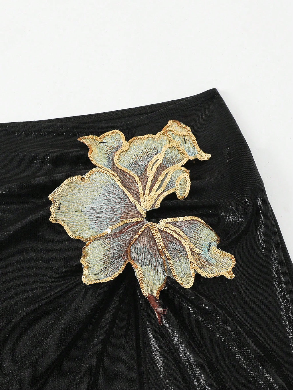 Swim Oasis 3pcs/Set Pink Glittery Summer 70s Retro Holiday Party High-End Shiny