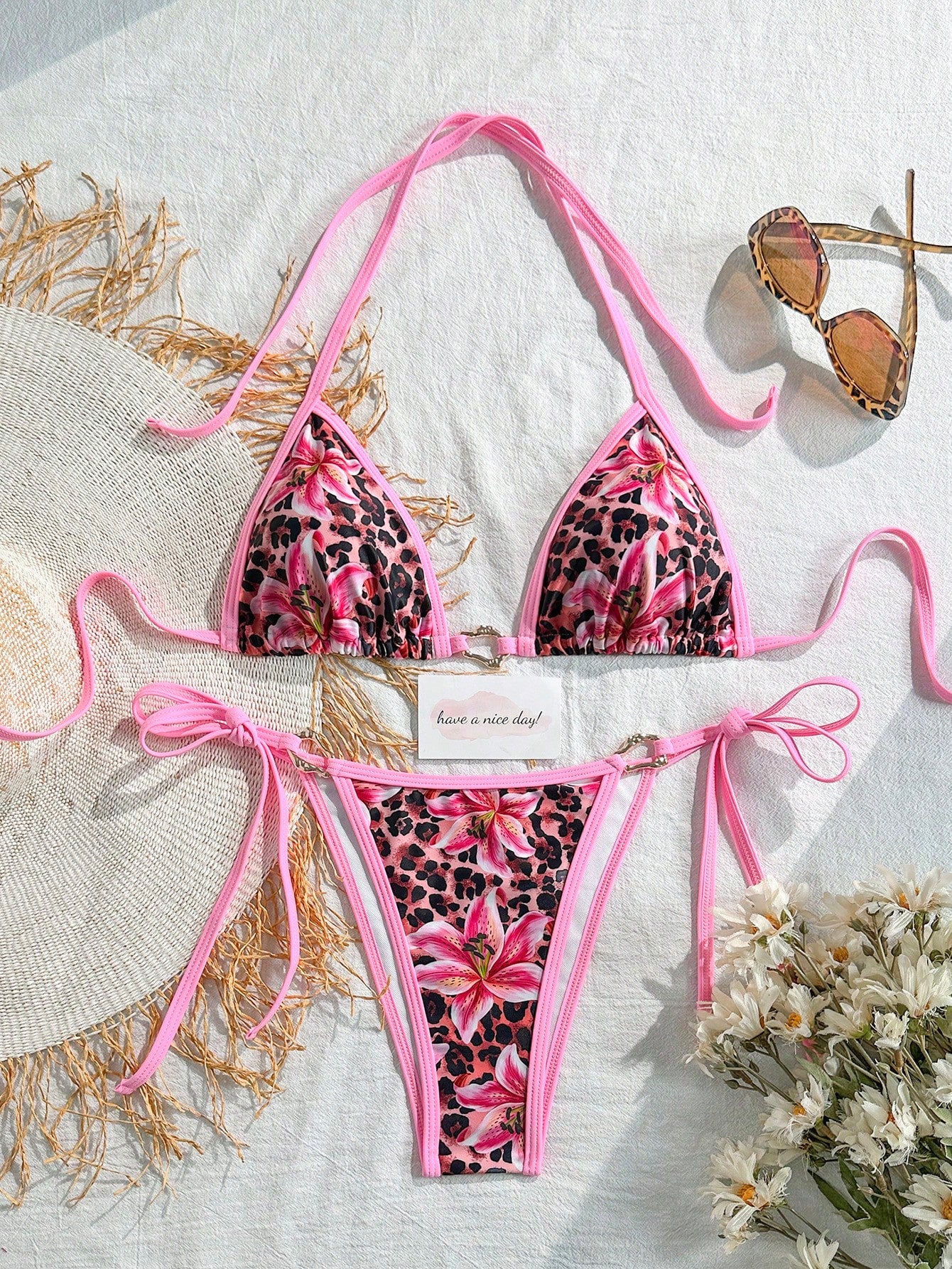 2026 New Fashion Sexy Women's Beach Vacation Bikini Swimsuit 2 Pieces