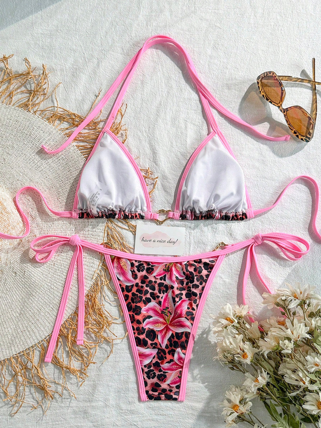 2026 New Fashion Sexy Women's Beach Vacation Bikini Swimsuit 2 Pieces