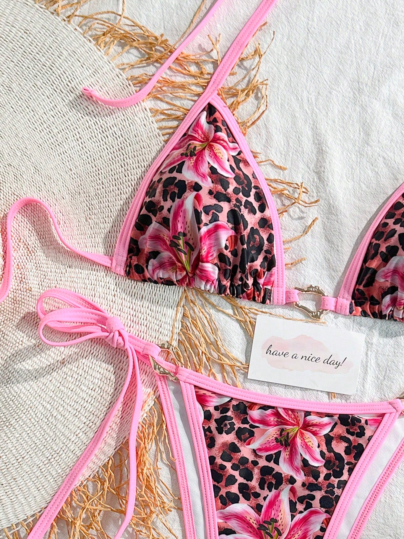 2026 New Fashion Sexy Women's Beach Vacation Bikini Swimsuit 2 Pieces