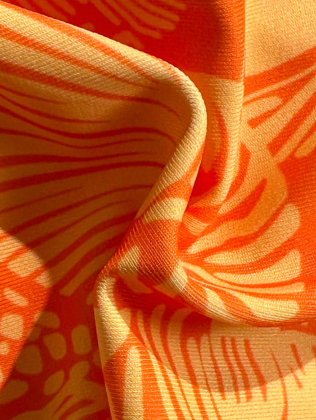 Swim Mod Women's Spaghetti Strap Orange Floral Print Sexy Beach
